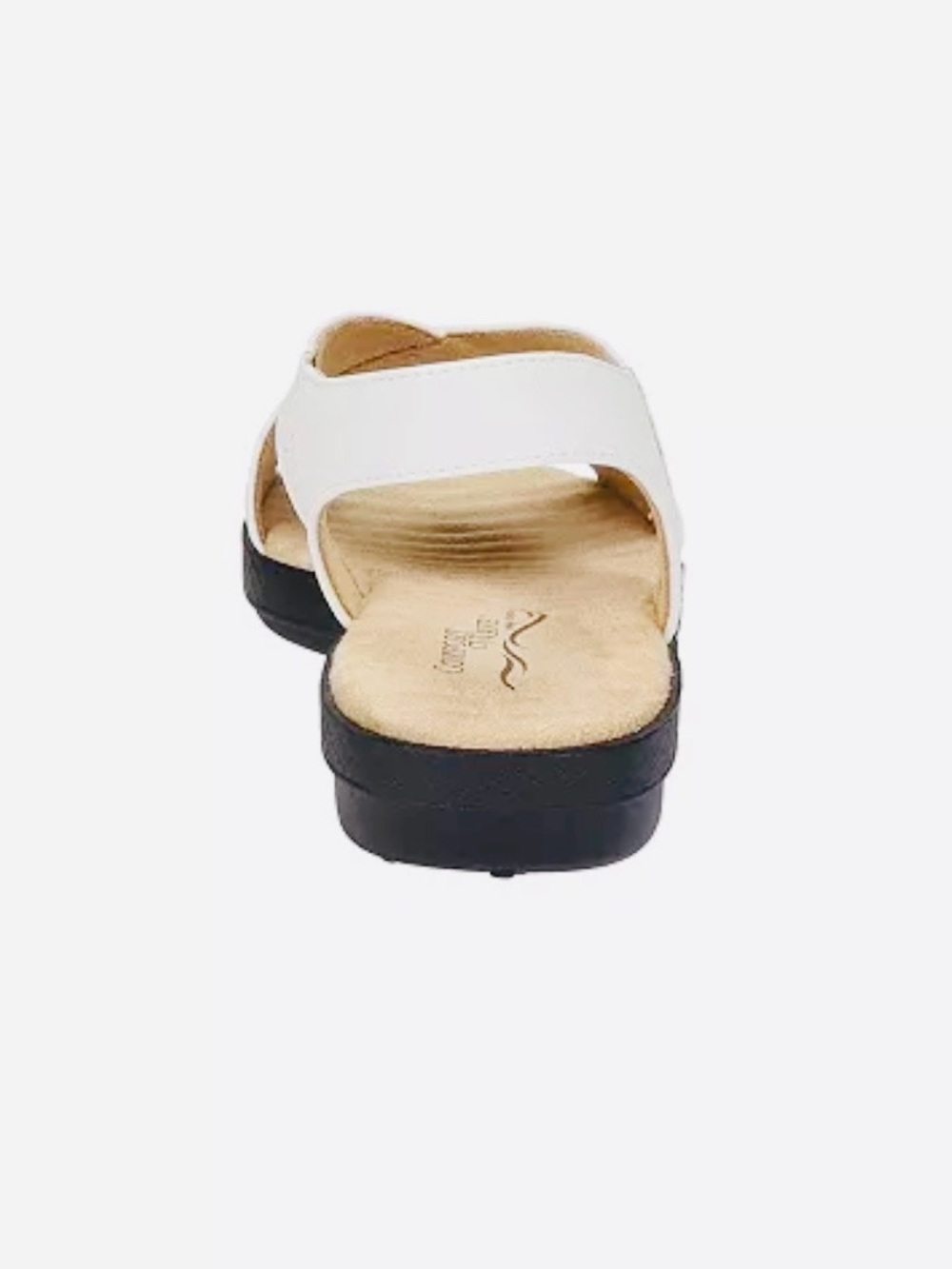 Easy Street Comfort Wave White Laser-Cut Slingback Sandals | Sz. 6 (NWB) - Picture 13 of 13